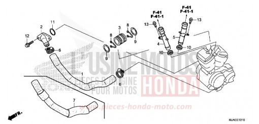 WATER PIPE VT750SE de 2014